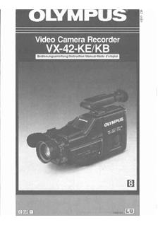 Olympus VX 42 KB manual. Camera Instructions.